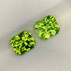 pakistani-peridot-pair-2-51ct-eye-clean-octagon-radiant-cut