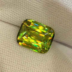 3-76-carats-fire-chrome-sphene-cushion-brilliant-cut-madagascar