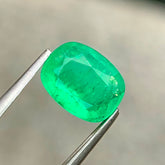 1.35ct Natural Zambian Emerald Cushion Cut