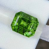 9.77 Ct Ludwigite Peridot Emerald Cut