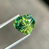1.57Ct Teal Sapphire Heart Shape