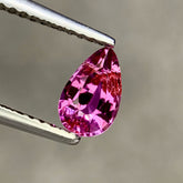 0.87 Ct Hot Pink Sapphire Pear Cut