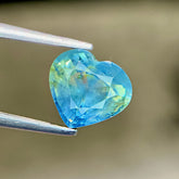 1.57ct Natural Parti Sapphire Heart
