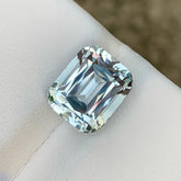 6.12ct Lustrous Aquamarine Cushion Cut