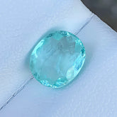 1.47ct Certified Neon Blue Paraiba Cushion