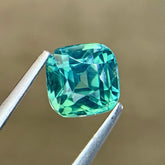 1.12Ct Teal Sapphire Cushion Cut