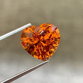 7.33Ct Heart Spessartite Garnet Loose Gem