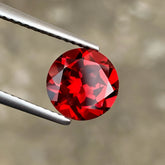 2.60ct Red Garnet Round Brilliant Cut