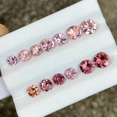 5.16ct Natural Burmese Spinel Lot Fancy Color Round