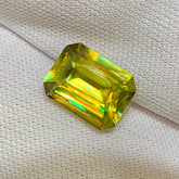 3.37ct Rainbow Sphene Radiant Cut