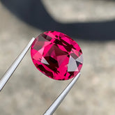 6.77ct Rose Pink Garnet Oval Cut