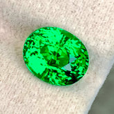 3.59ct Rich Green Tsavorite Garnet Oval | Tanzania