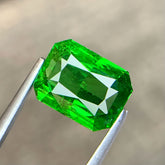3.09ct Green Tsavorite Garnet Radiant Cut