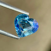 Heart Shaped Bicolor Sapphire 1.15Ct