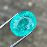 10.82ct Neon Blue Paraiba Tourmaline Oval