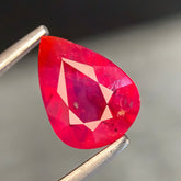 1.44ct Pinkish Red Ruby Pear