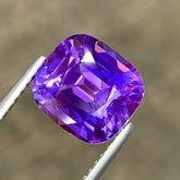 4.28ct Intense Purple Sapphire Cushion
