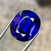 20.54ct Royal Blue Sapphire Oval Heated