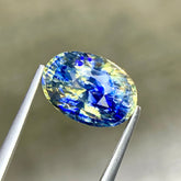 3.99ct Natural Bicolor Sapphire Oval Cut