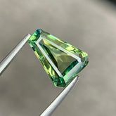 1.71 Ct Teal Sapphire Custom Cut