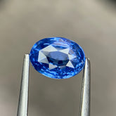 1.05 Ct Certified Neon Cobalt Blue Spinel Oval