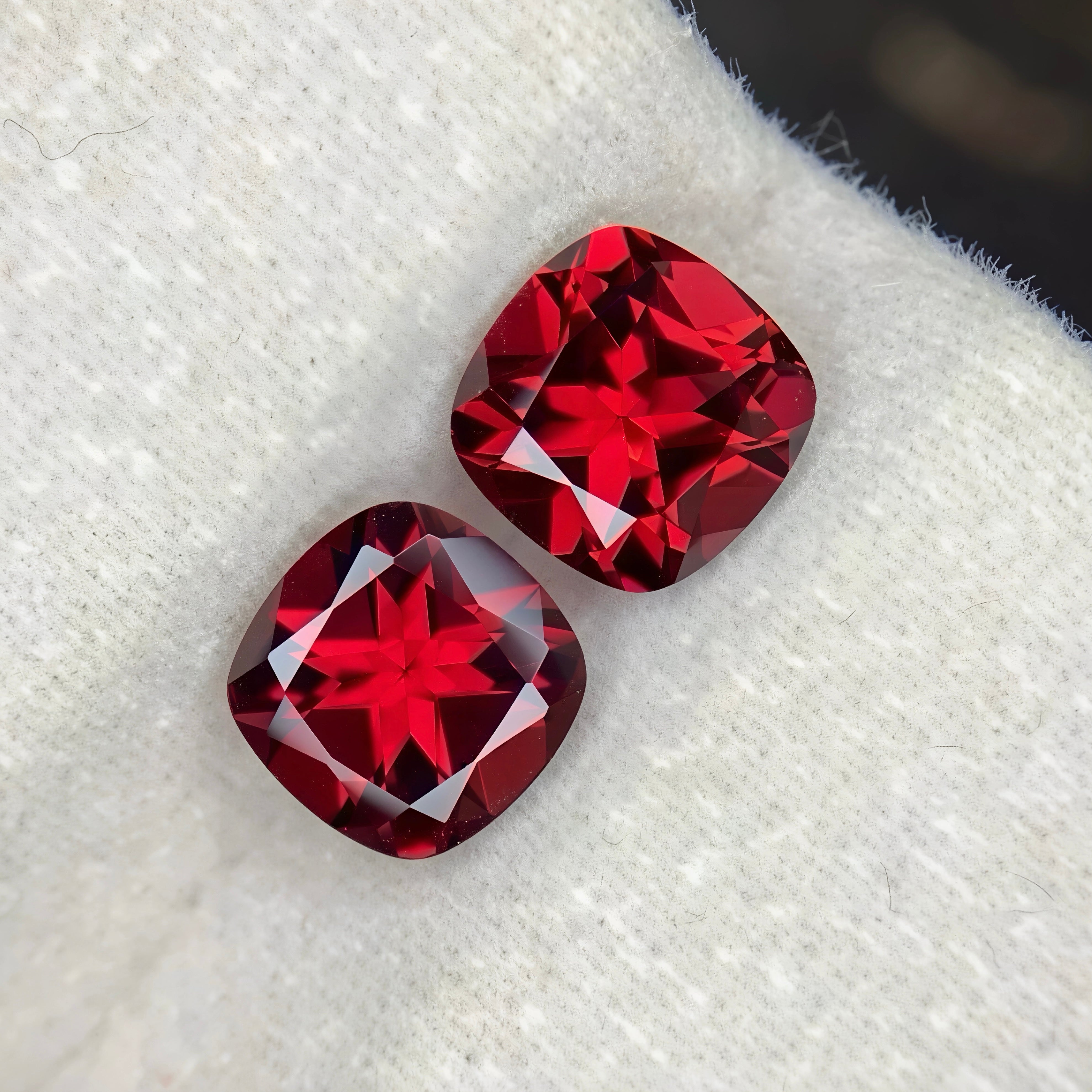 3.60Ct Rhodolite Garnet Pair
