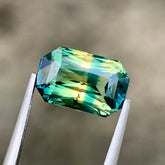 2.66 Ct Natural Parti Sapphire Radiant Cut