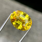 11.31 Ct Intense Yellow Sapphire Oval