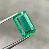 1.51 Ct Natural Zambian Emerald Emerald Cut
