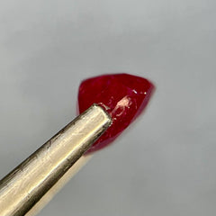 1.14ct ICA Red Ruby Oval Cut