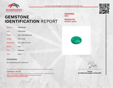 4.54 Carats Green Agate Oval Stone