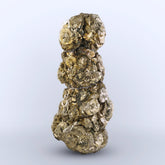 Golden Pyrite Crystals Mineral