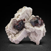 Spessartine Garnet on Albite & Quartz