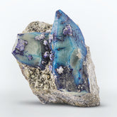 Afghanite Crystals on Pyrite & Calcite