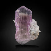 Kunzite Crystal on Cleavelandite Matrix