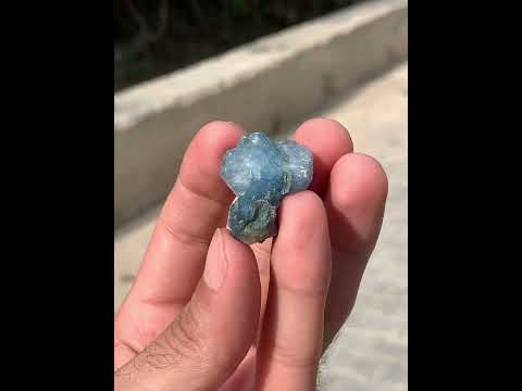 Rare Vorobyevite Blue Beryl Cluster with Bicolor Tourmaline from Afghanistan