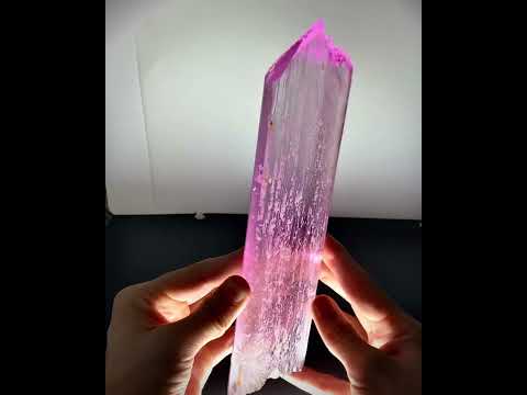 Big Cabinet Size Pink Kunzite Crystal
