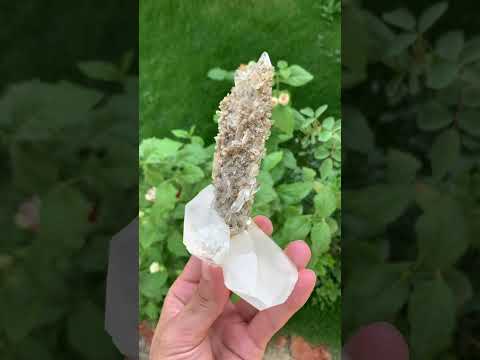 Chlorite Quartz Cluster on Matrix