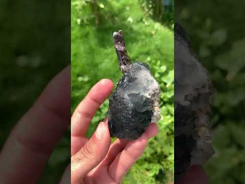 Rare Rutile Crystals on Blue Quartz