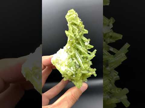 Mint Green Tourmaline with Hambergite
