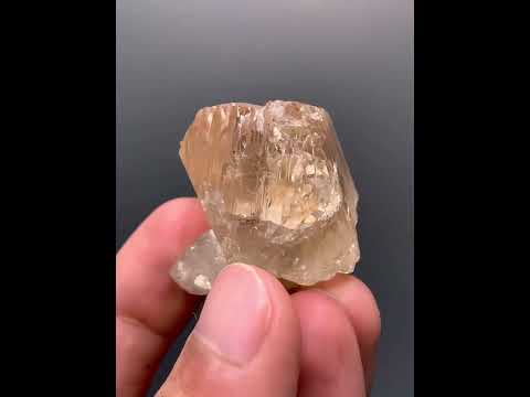 Topaz Crystal with Smoky Quartz