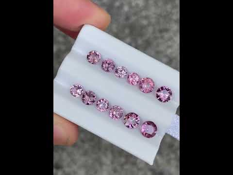 6.20 carats 12 Piece Pink Spinel Lot
