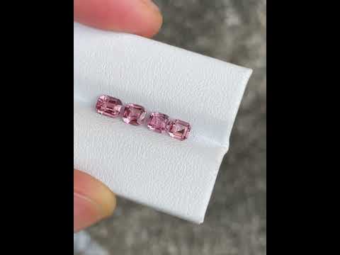 1.78 carats 4 Piece Pink Spinel Lot