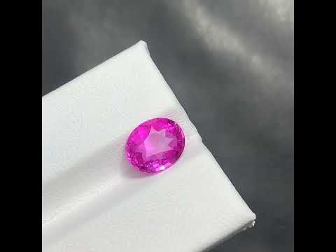 2.95 Carats Loose Unheated Pink Sapphire – Natural Madagascar Oval Gem