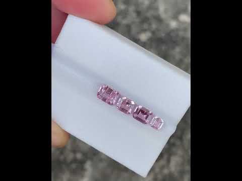 1.95 carats 4 Piece Pink Spinel Lot