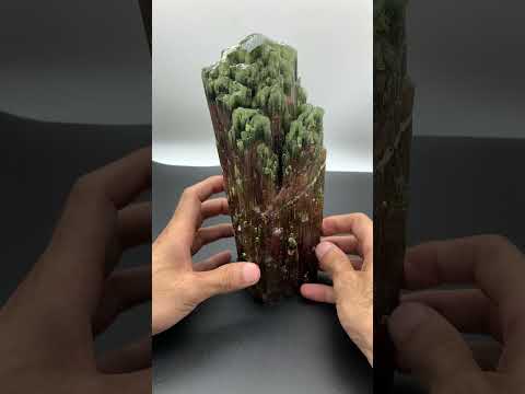 Large Size Bi Color Tourmaline Cluster