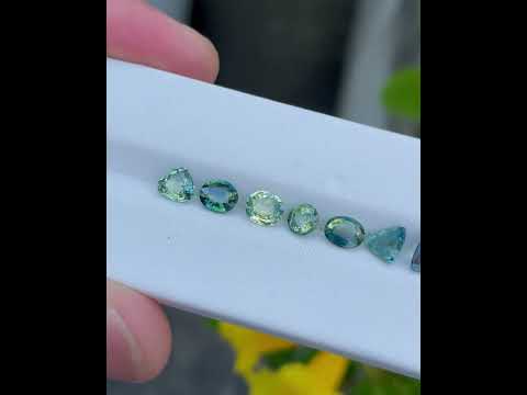 6.40 Carats Parti Sapphire Gem Lot