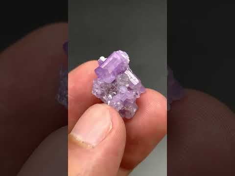 Purple Fluoroapatite Crystal Cluster