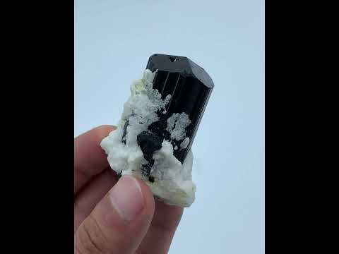 Sharp Tourmaline Crystals with Albite