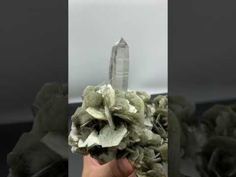 Smoky Quartz Crystal on Muscovite